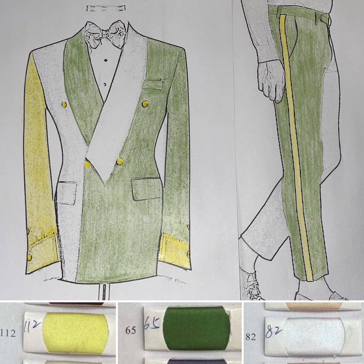 Tulip - satin suit (View instructions below)