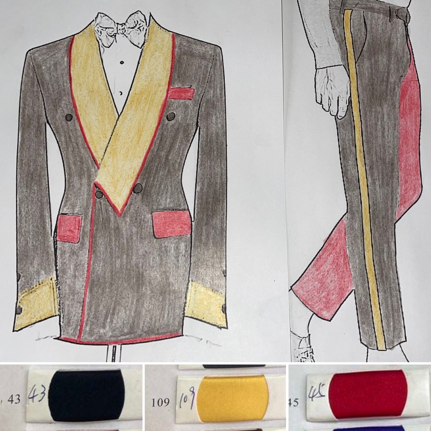 Hollywood - satin suit (View instructions below)